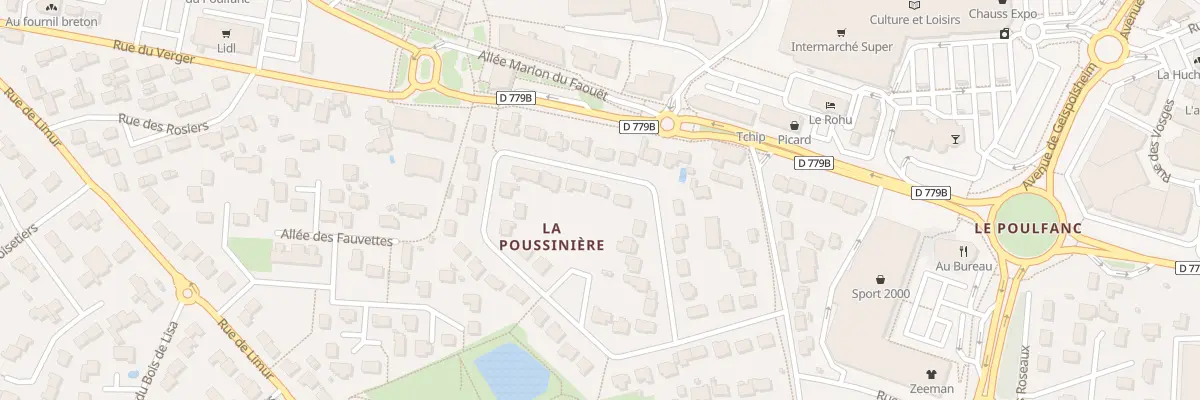 Plan du 41 Rue Le Clos du Poulfanc à Séné