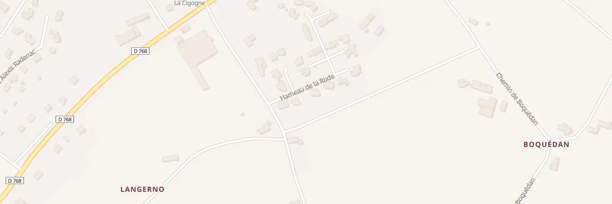 Plan du 3 Rue Lot Hameau de la Rode à La Motte