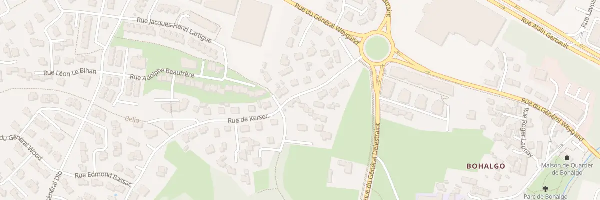 Plan du 9 Rue de Kersec à Vannes