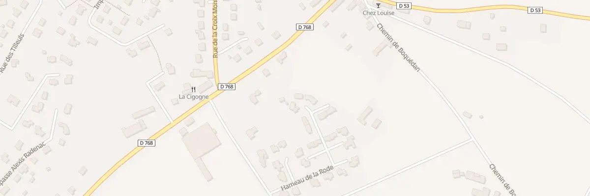 Plan du 15 Rue Lot Hameau de la Rode à La Motte