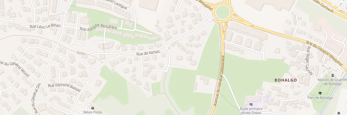 Plan du 1B Imp de Kersec à Vannes