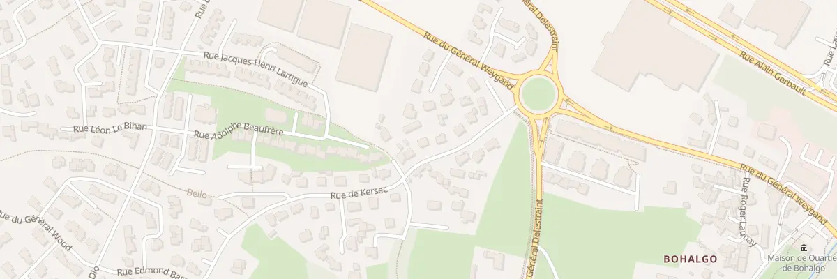 Plan du 8 Rue de Kersec à Vannes