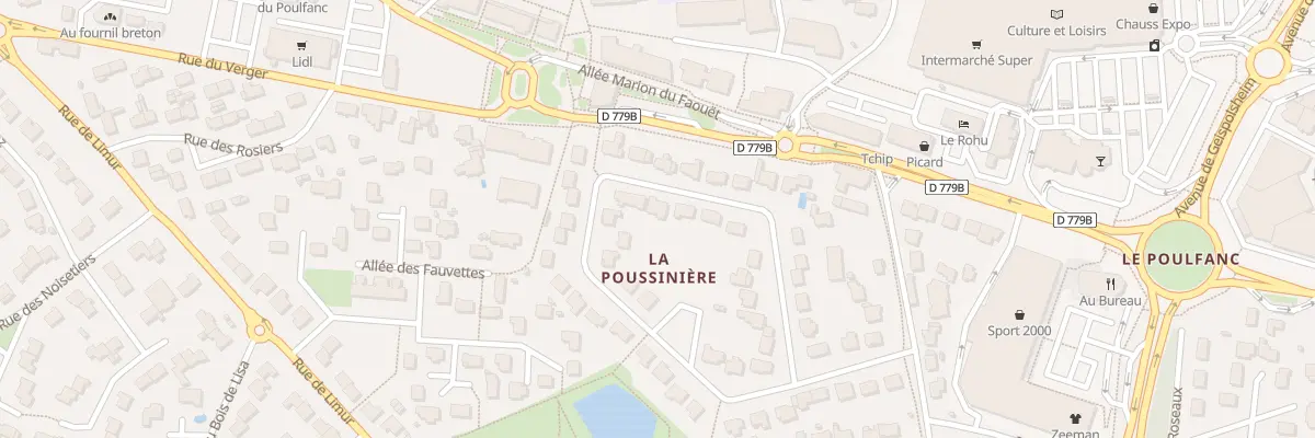 Plan du 37 Rue Le Clos du Poulfanc à Séné