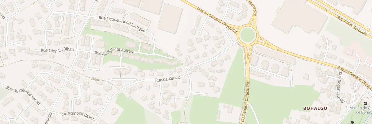 Plan du 12 Rue de Kersec à Vannes