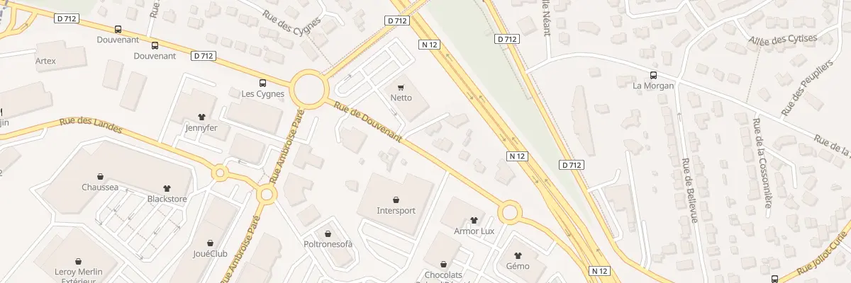Plan du 9 Rue de Douvenant à Langueux