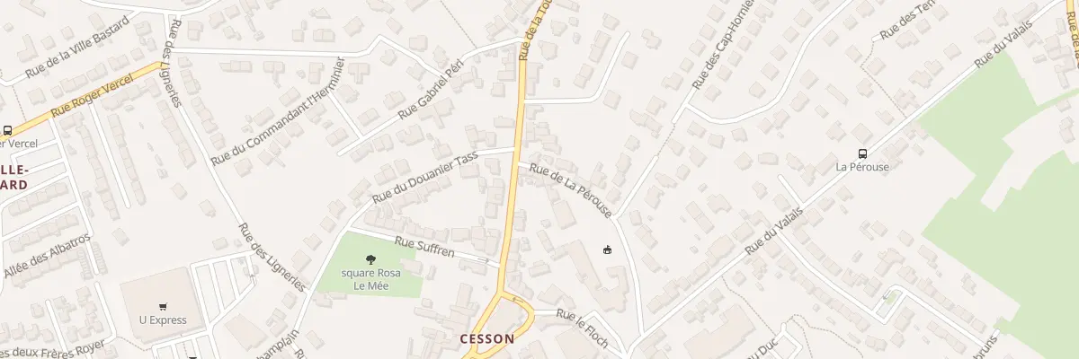 Plan du 22B Rue de la Tour à Saint-Brieuc
