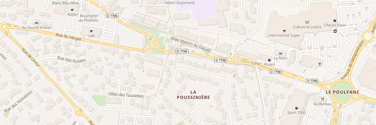 Plan du 48 Rue Le Clos du Poulfanc à Séné