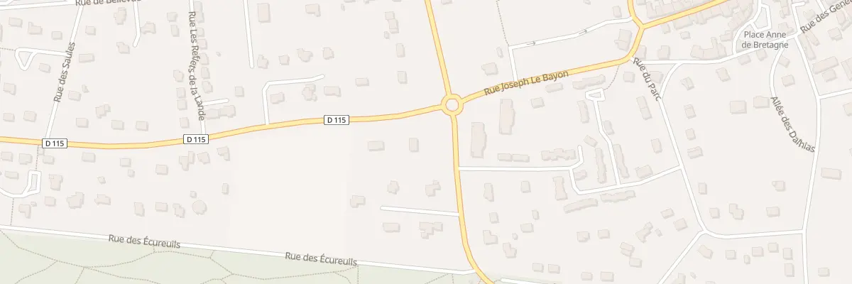 Plan du 5739 Rue de Rohan à Saint-Jean-Brévelay
