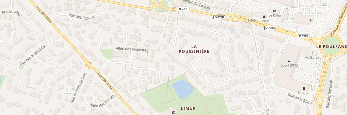 Plan du 30 Rue Le Clos du Poulfanc à Séné
