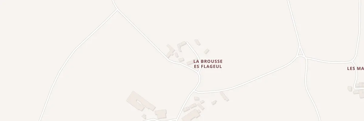 Plan du 22 La Brousse Es Flageul à Plouguenast-Langast
