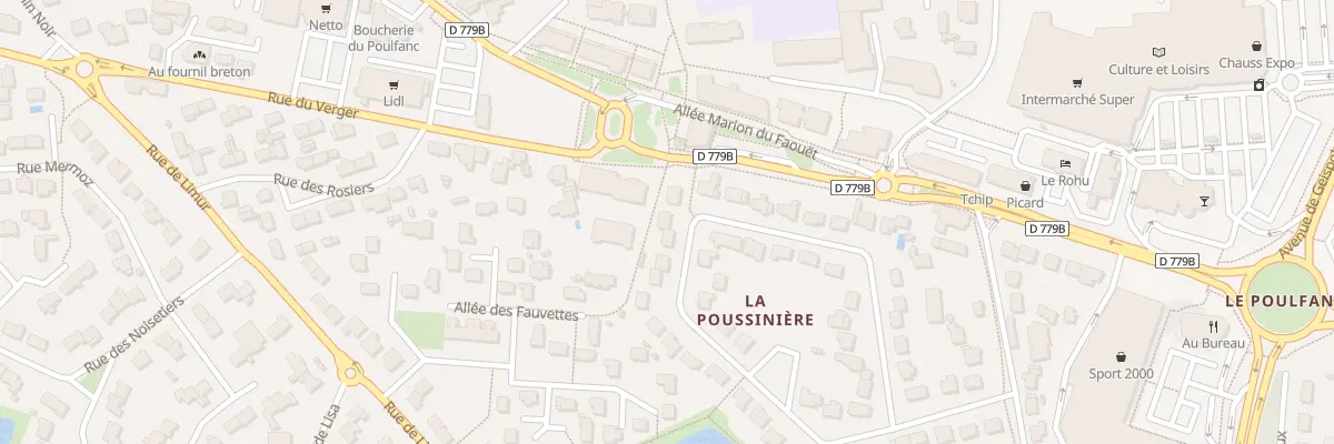 Plan du 42 Rue Le Clos du Poulfanc à Séné