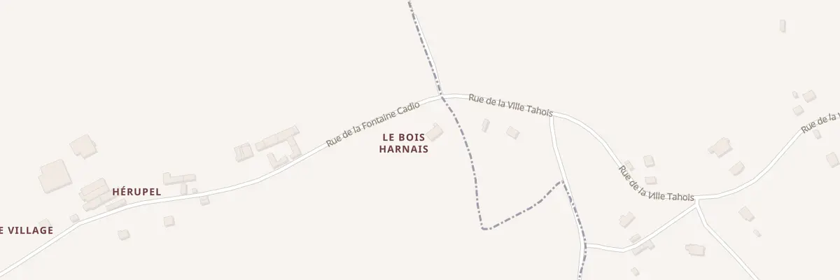 Plan du 6303 Le Bois Harnais à Plédran