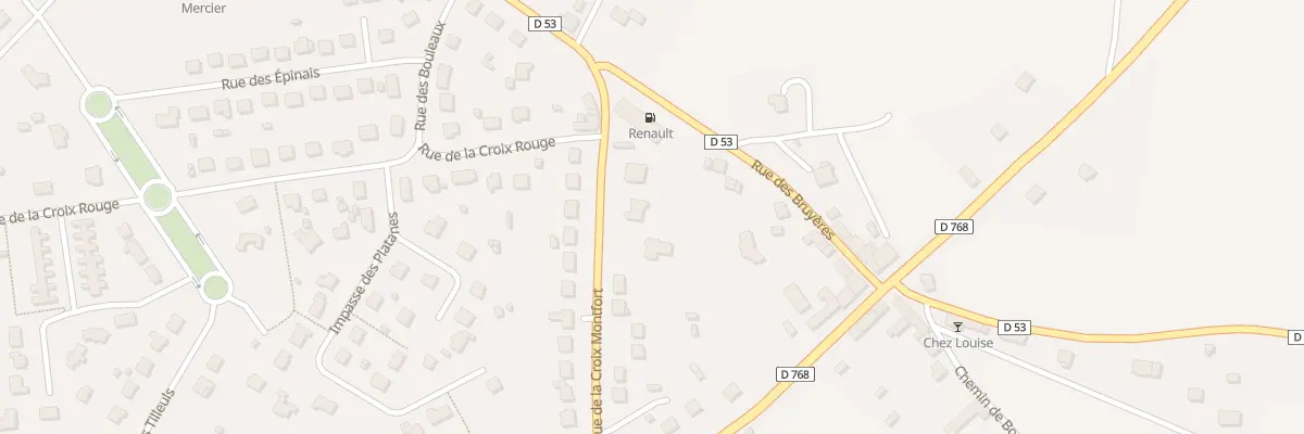 Plan du 1B Rue de la Croix Montfort à La Motte