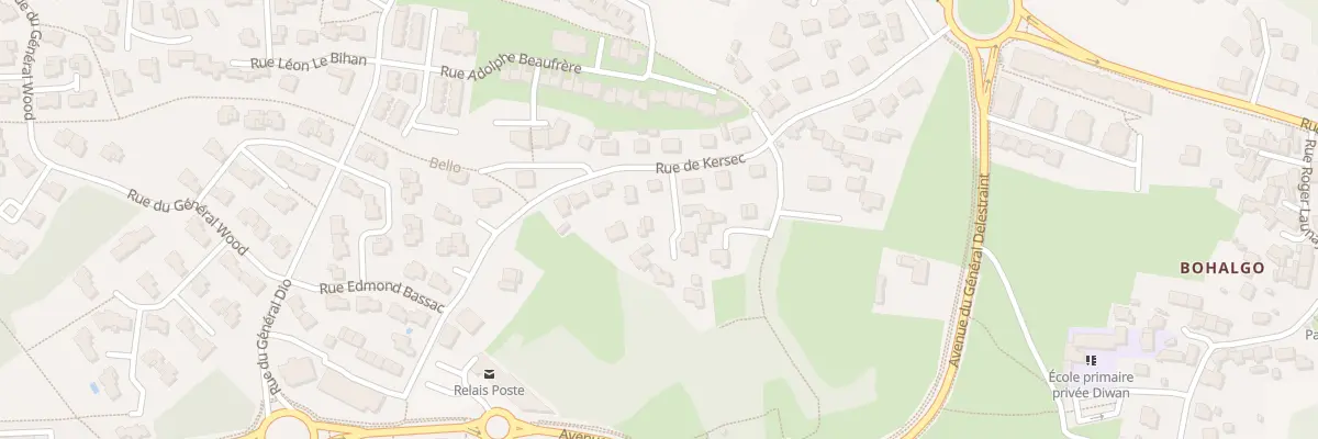 Plan du 21 Rue de Kersec à Vannes