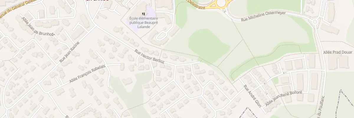 Plan du 41 Rue Hector Berlioz à Vannes