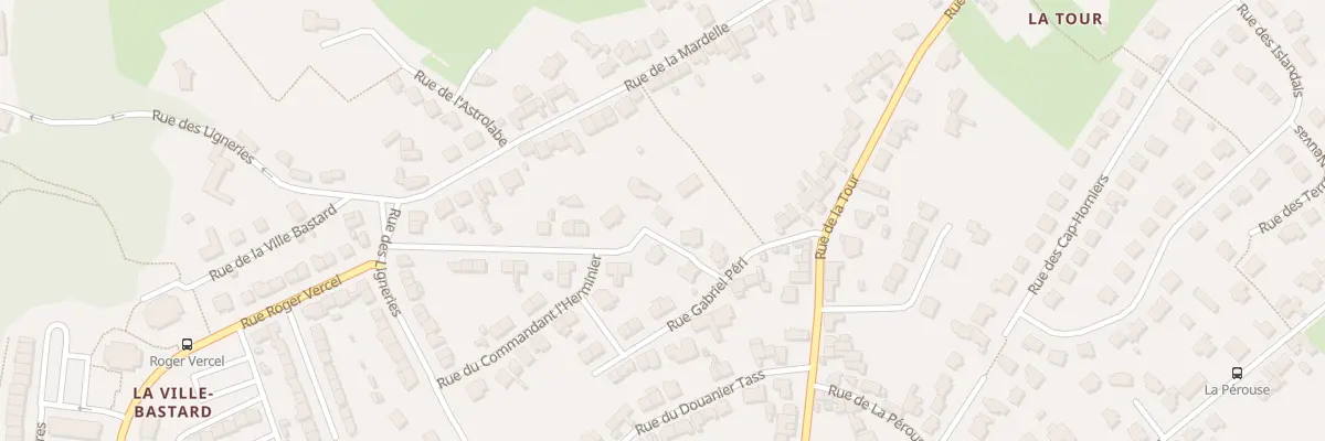 Plan du 21 Rue Jean Richepin à Saint-Brieuc