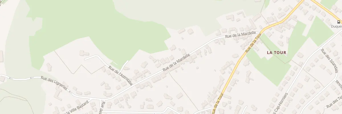 Plan du 35 Rue de la Mardelle à Saint-Brieuc