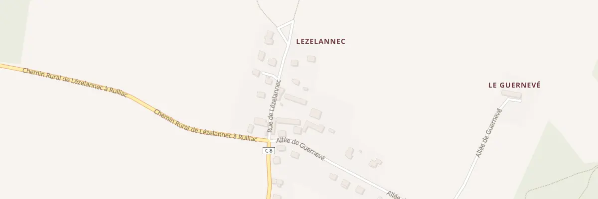 Plan du 18 Rue de Lézélannec à Saint-Avé