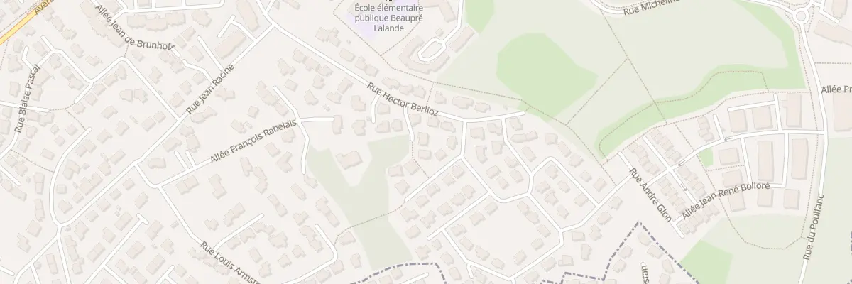 Plan du 44 Rue Hector Berlioz à Vannes