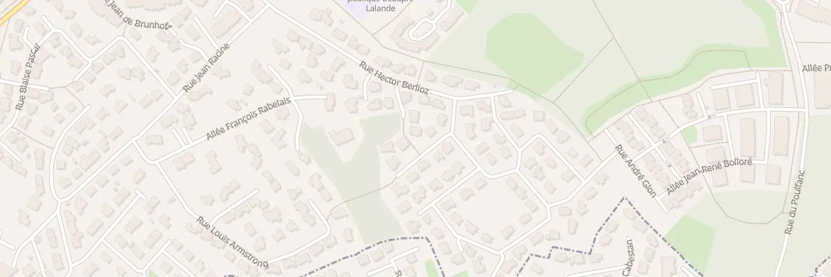 Plan du 4 Rue Georges Bizet à Vannes