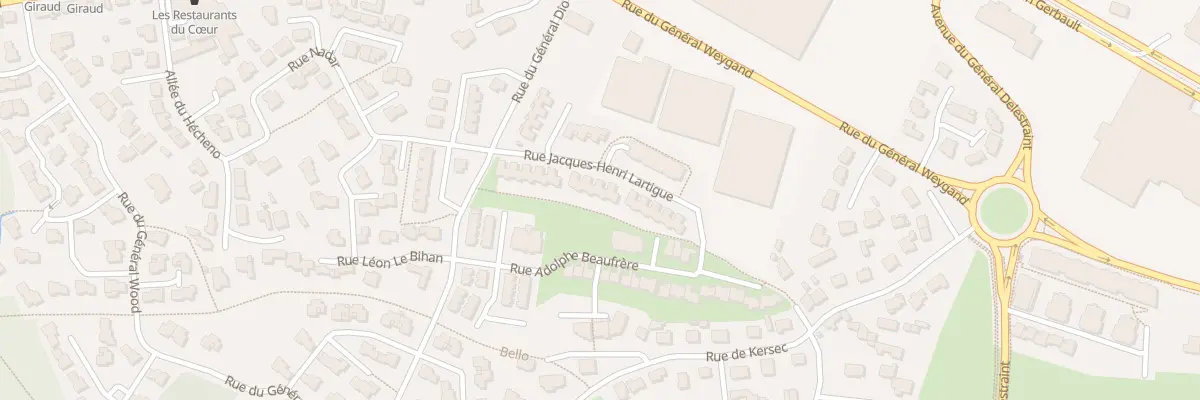 Plan du 28B Rue Jacques-Henri Lartigue à Vannes