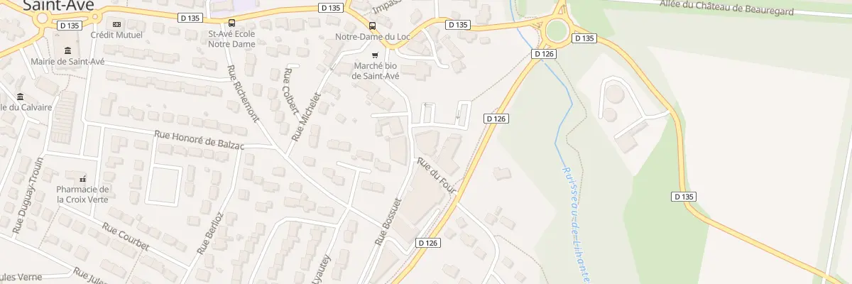 Plan du 5 Rue du Four à Saint-Avé