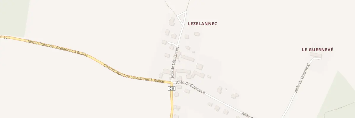 Plan du 16 Rue de Lézélannec à Saint-Avé