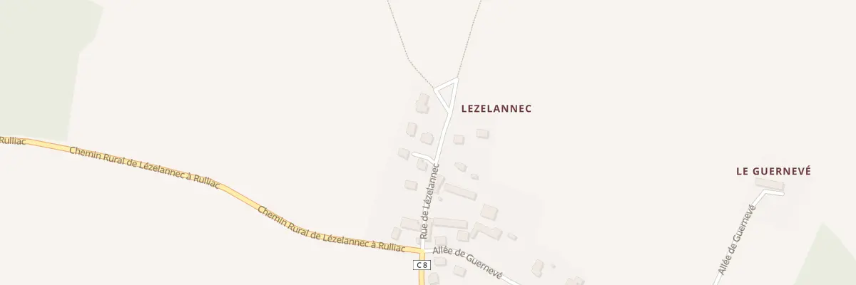 Plan du 7 Rue de Lézélannec à Saint-Avé
