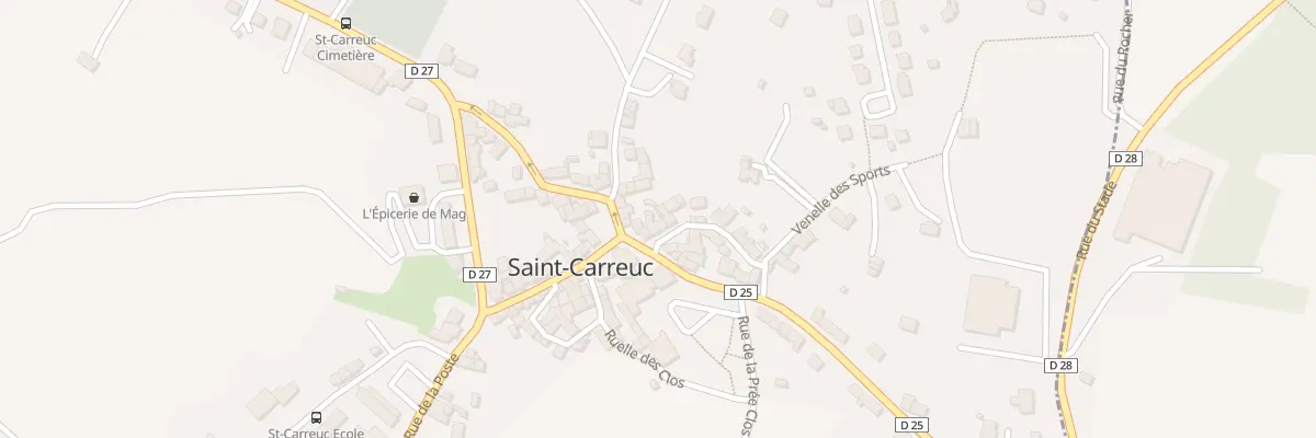 Plan du 9018 Pl de l’Eglise à Saint-Carreuc