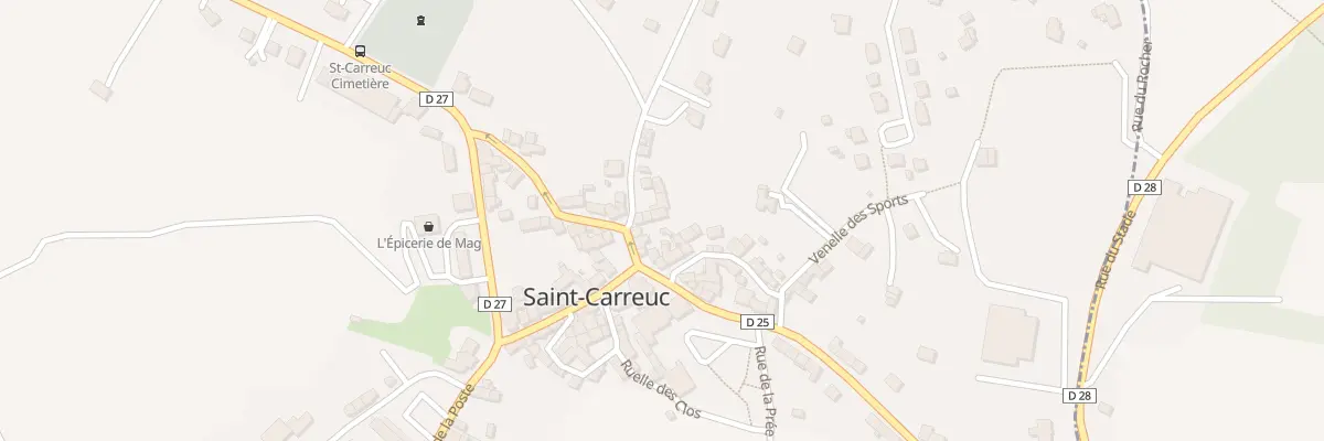 Plan du 2 Rue de la Croix Botrel à Saint-Carreuc