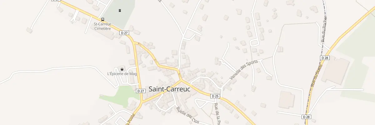 Plan du 9014 Rue de la Croix Botrel à Saint-Carreuc