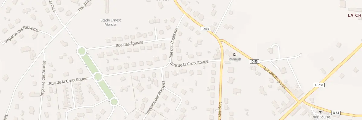 Plan du 8 Rue de la Croix Rouge à La Motte