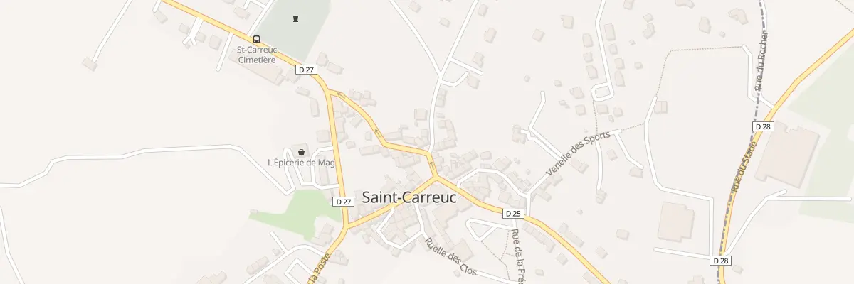 Plan du 2 Rue des Sabotiers à Saint-Carreuc