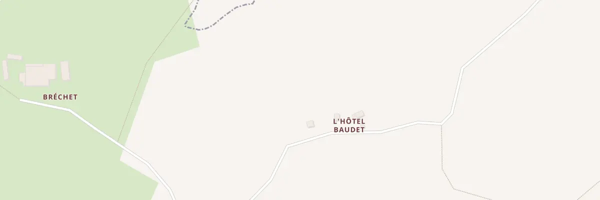 Plan du 5446 L’Hôtel Baudet à Saint-Carreuc