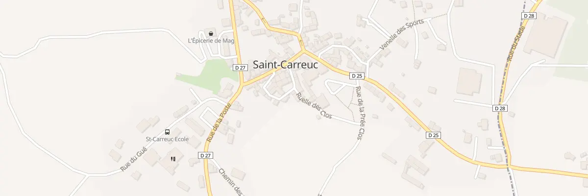 Plan du 3 Ven des Clos à Saint-Carreuc