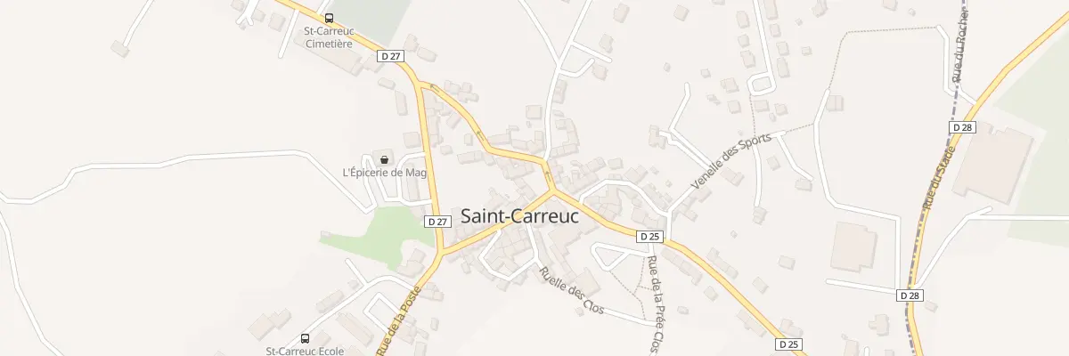 Plan du 7 Pl de l’Eglise à Saint-Carreuc