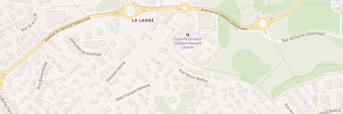Plan du 25 Rue Hector Berlioz à Vannes