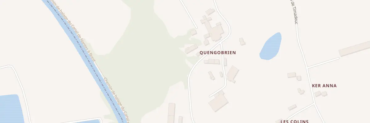 Plan du 14 Quengobrien à Bréhan