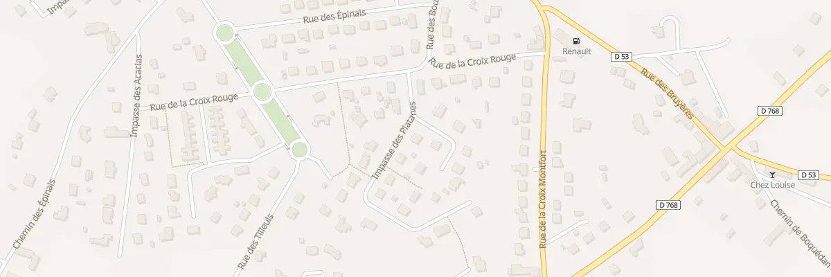 Plan du 3 Imp des Platanes à La Motte