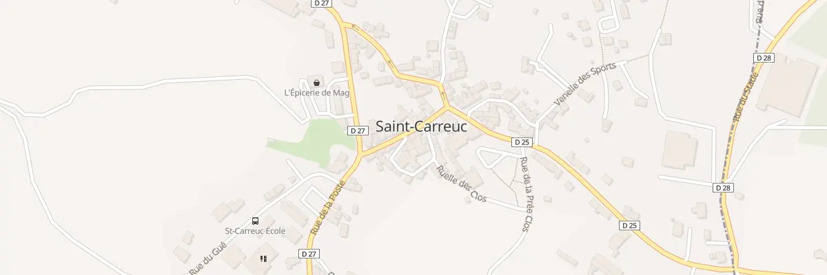 Plan du 14 Rue du Centre à Saint-Carreuc
