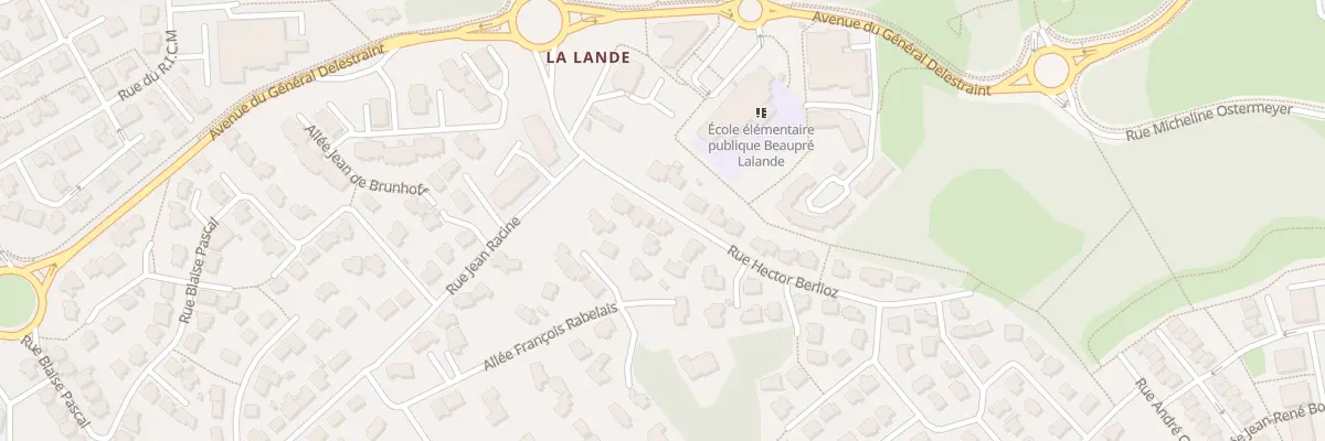 Plan du 24 Rue Hector Berlioz à Vannes