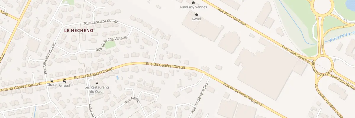 Plan du 57 Rue Gal Giraud à Vannes