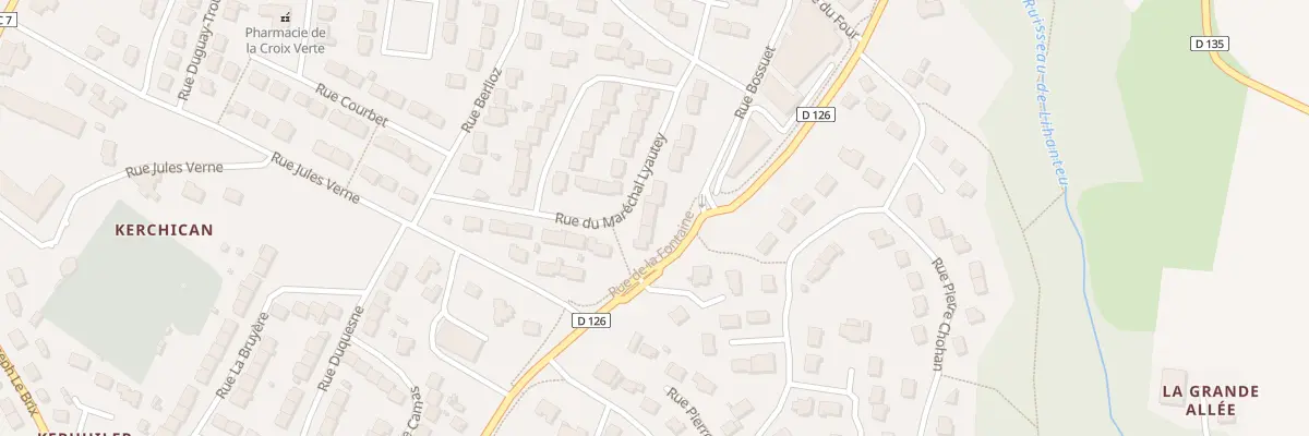 Plan du 32 Rue du Mal Lyautey à Saint-Avé