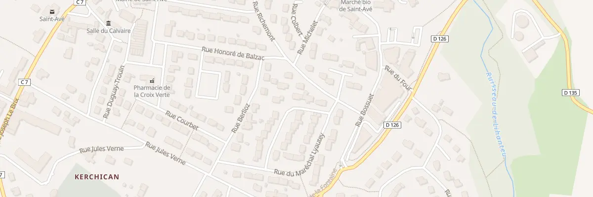 Plan du 4 Rue du Mal Lyautey à Saint-Avé