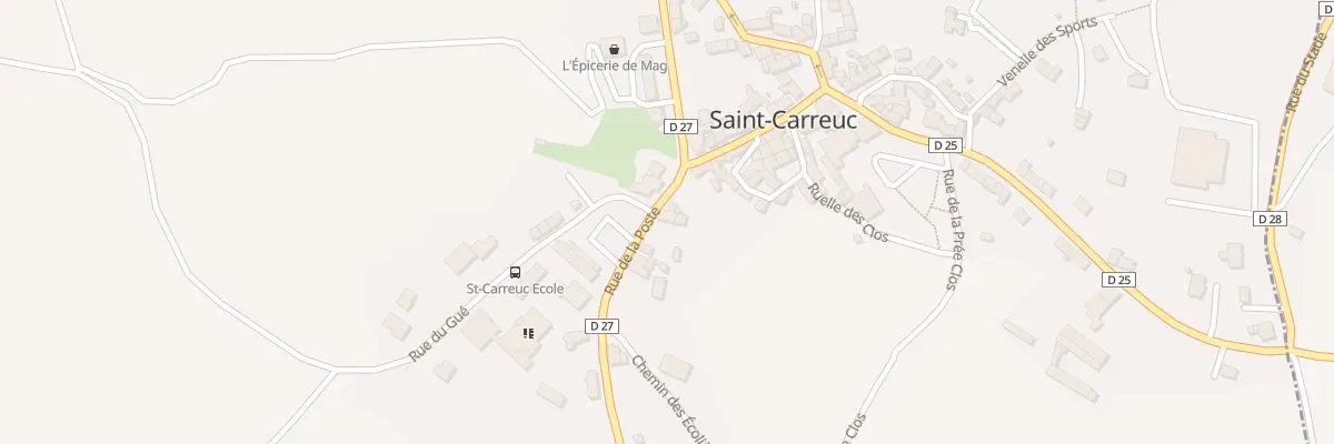 Plan du 9002 Rue de la Lande à Saint-Carreuc