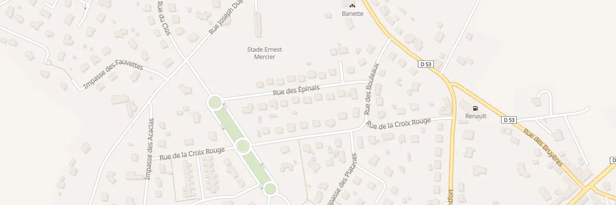 Plan du 7 Rue des Epinais à La Motte