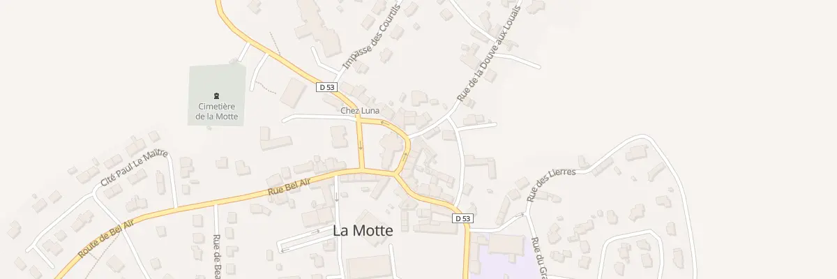 Plan du 2 Rue de la Douve aux Louais à La Motte
