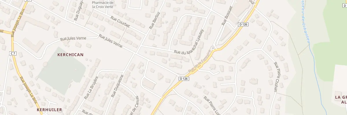 Plan du 24 Rue du Mal Lyautey à Saint-Avé
