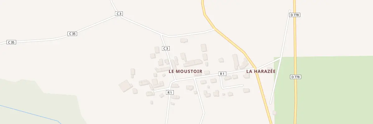 Plan du 6 Le Moustoir à Elven