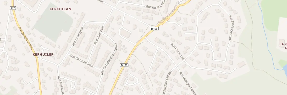 Plan du 2 Rue Georges Cadoudal à Saint-Avé